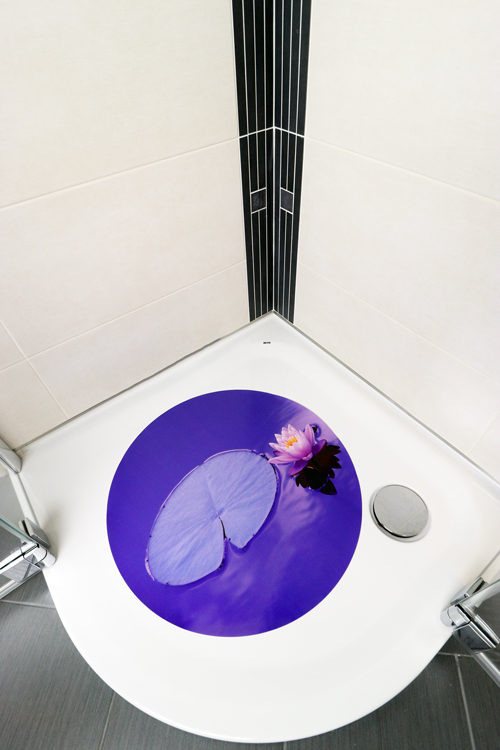 Luana Rose Premium Antirutsch Pads Dusche und Badewanne - Einfache  Installation - Hygienisch & Transparent - Anti Rutsch Dusche Aufkleber -  XXL Pads, Rund 10 cm Ø, Selbstklebend (18 Stück) : : Küche,  Haushalt & Wohnen